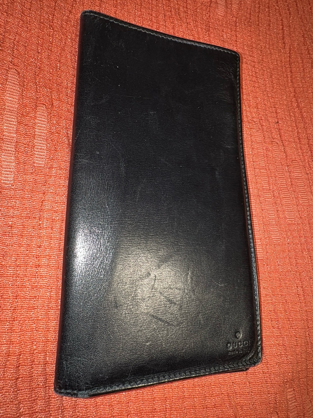 Gucci Black Leather Long Wallet